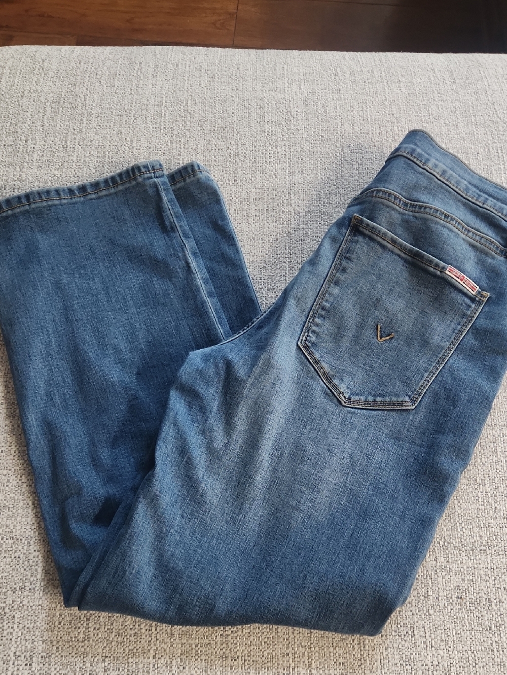 Hudson Jeans Light Blue Denim with Contrast Stitching